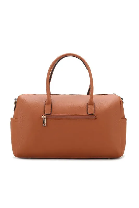 Quilted Weekender Duffle Bag