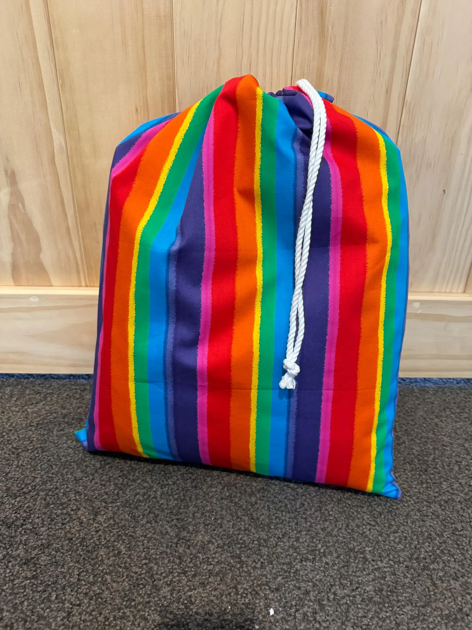 Rainbow Stripe Water Resistant Swimming Bag