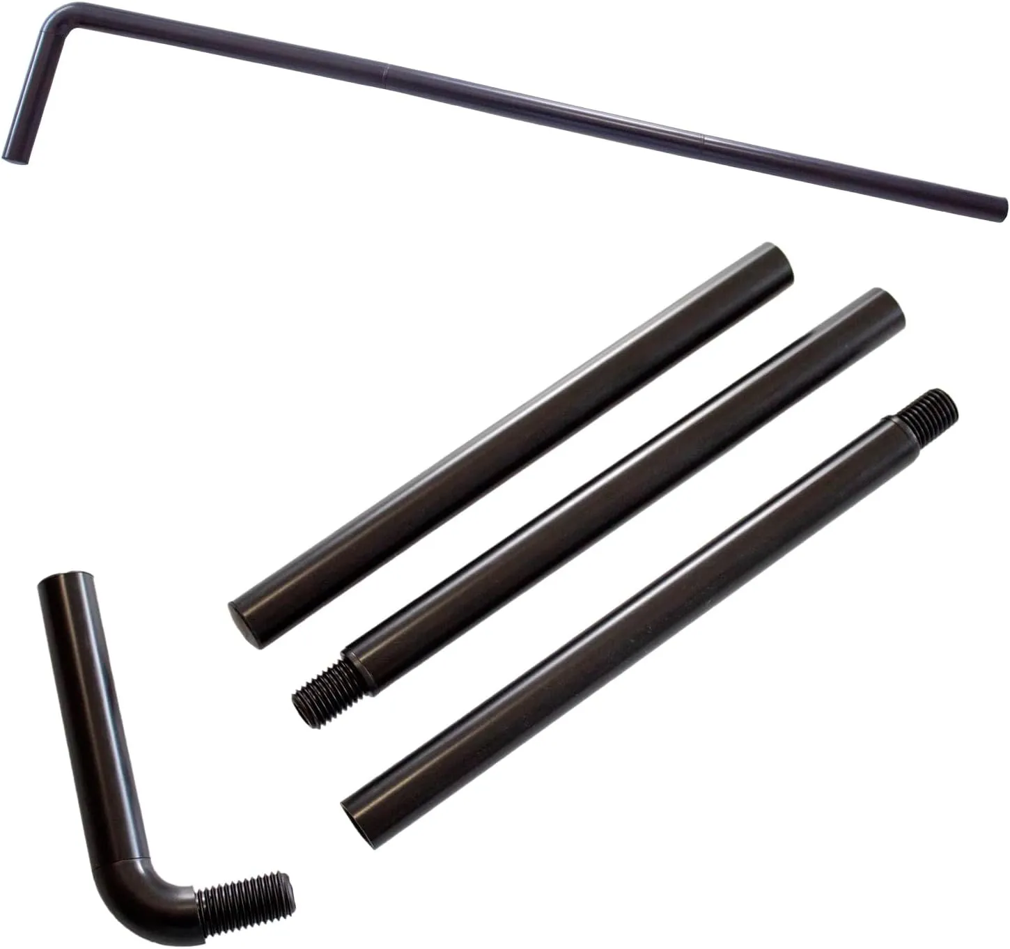 RangeMaster ShoulderWand Therapy Stretching Tool│Collapsible Stretching Bar│Physical Therapy Tool for Recovery and Increasing Motion (Black)