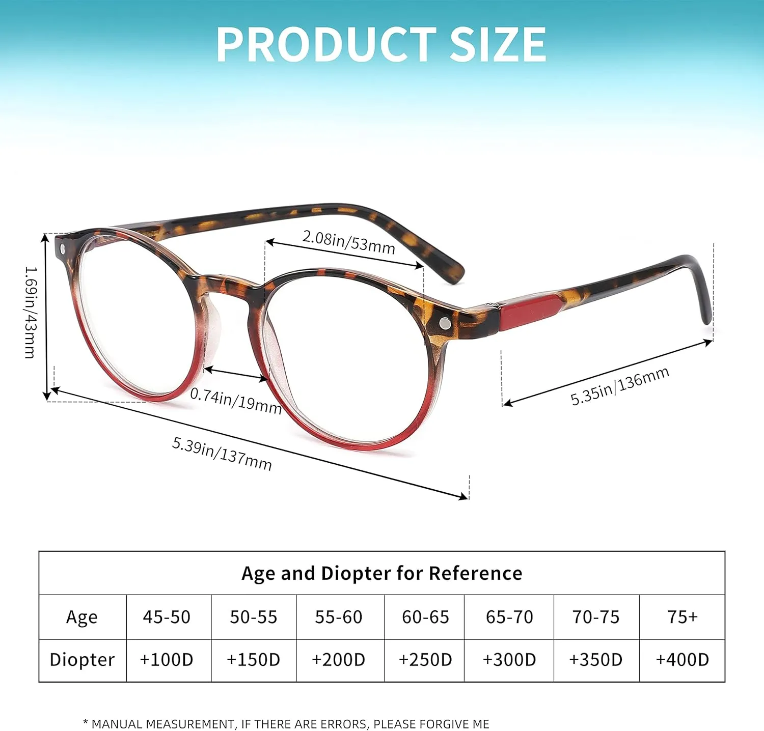 Reading Glasses for Women - Blue Light Blocking Ladies Spring Hinge Readers with Pouches Anti Eyestrain/Glare Women's Computer Eyeglasses (4 Pairs Mix Color, 3.00)
