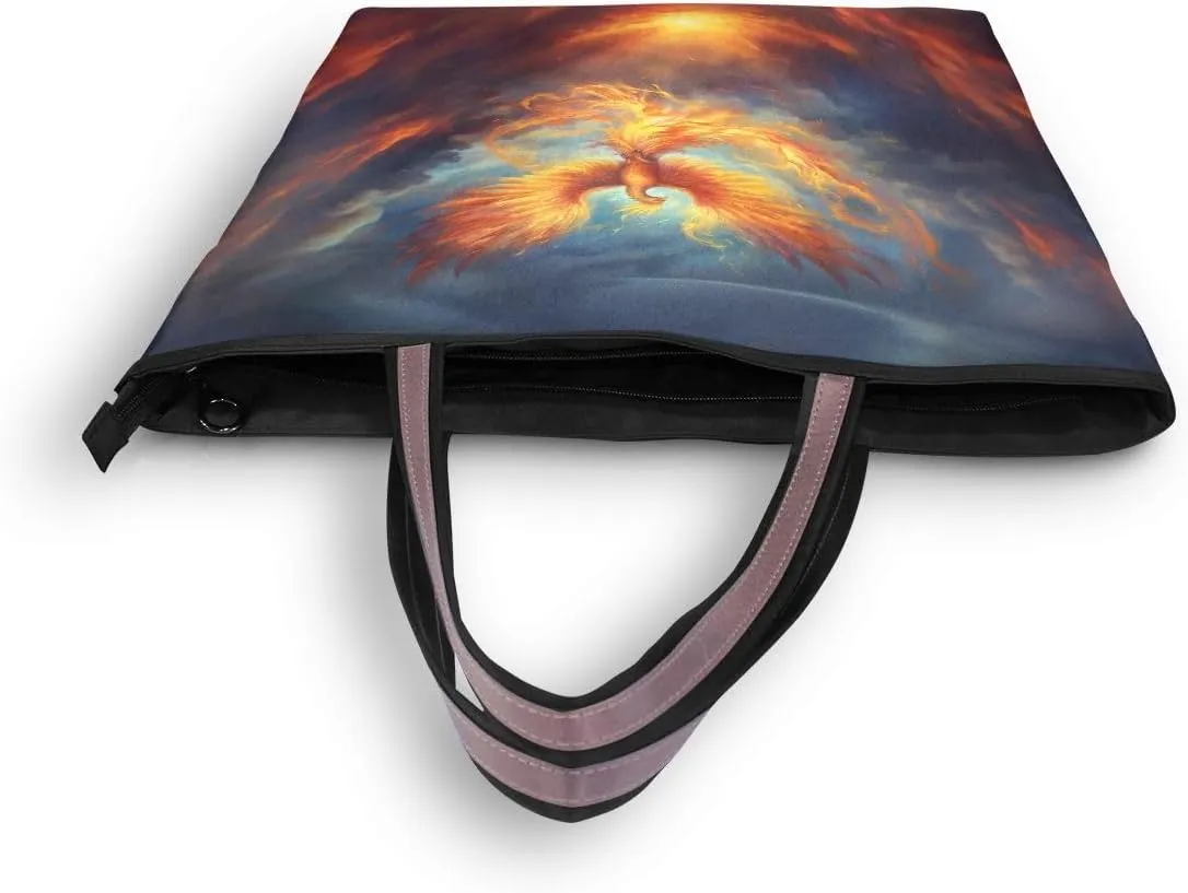 Rebirth Phoenix Shoulder Bags Large Handle Ladies Handbag