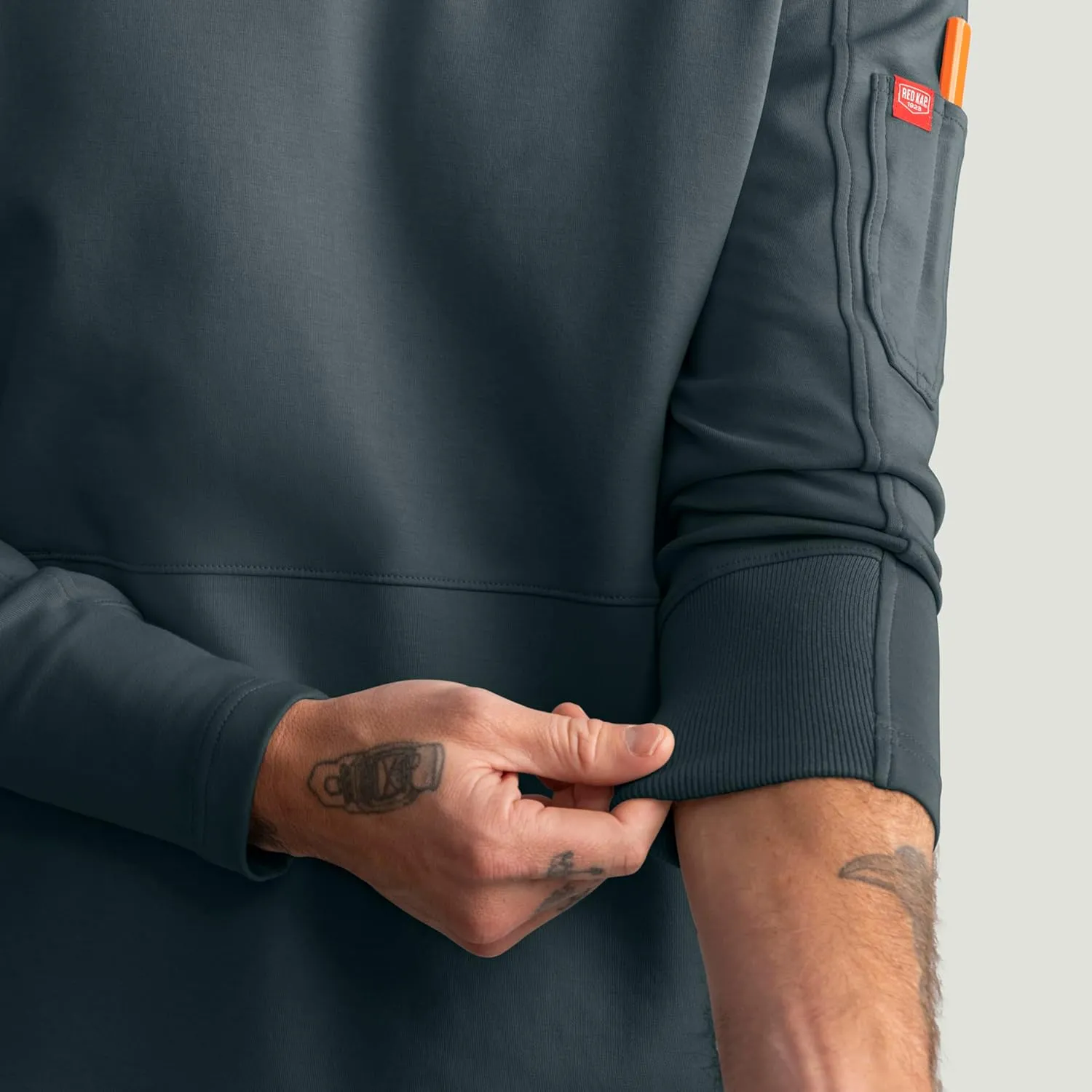 Red Kap Men's Water Repellant Pullover Hoodie