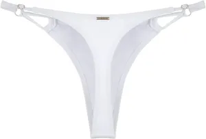 RELLECIGA Women’s Low Rise Sexy Thong Bikini Bottom Adjustable High Leg Swimsuit Bottoms