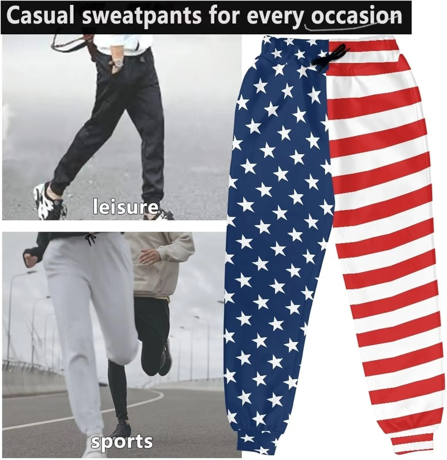 Renewold Men's Sweatpants Women's Sweatpants Jogging Pants Athletic Bottoms with Elastic Waist and Adjustable Drawstring