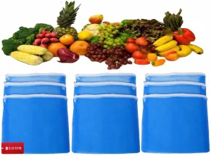 Reusable fruits bags | vegetable bags I grocery bags pack of 9 pcs.