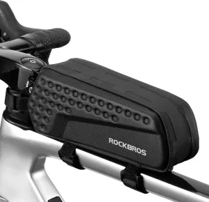 ROCKBROS Top Tube Bike Bag Hard Shell Bike Frame Bag 1.1L Bike Tube Bag Classified Cycling Pouch