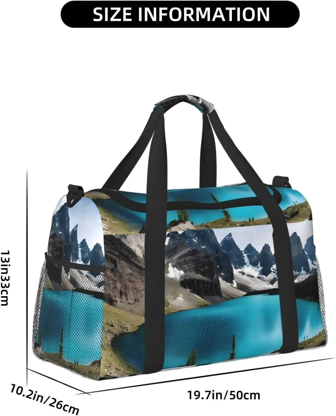 Rocky Mountain Durable Portable Crossbody Travel Bag, A Good Companion For Long-Distance Travel