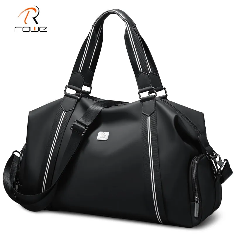 ROWE Travel Bag Men Duffle Bag Large Capacity Weekend Travel Bags Hand Luggage with Shoulder Strap Waterproof