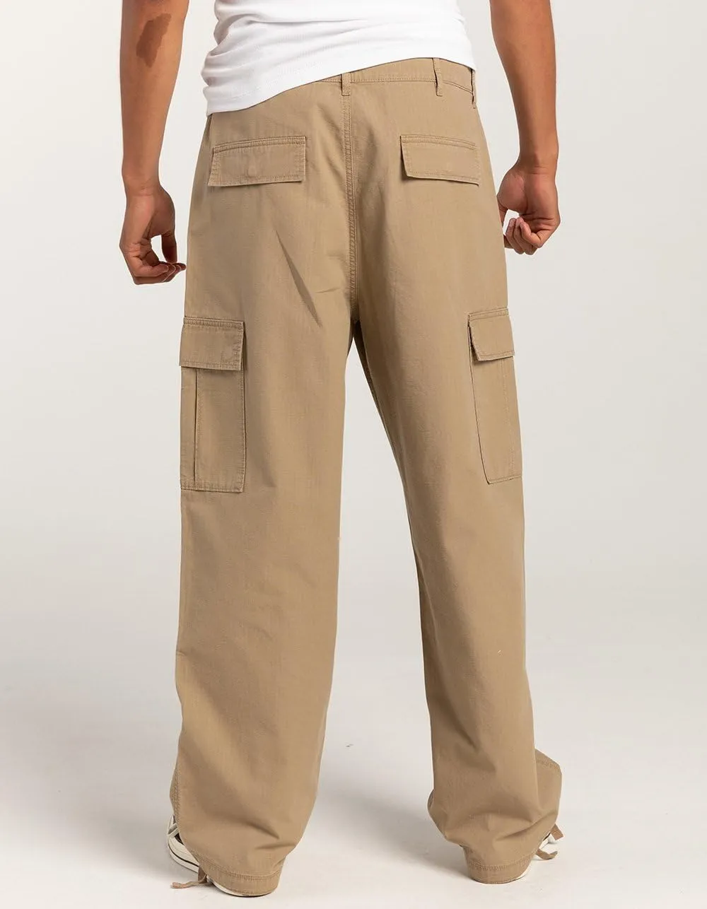 Rsq Mens Loose Cargo Ripstop Pants