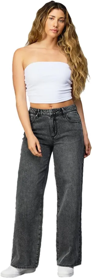 Rsq Womens High Rise Baggy Jeans