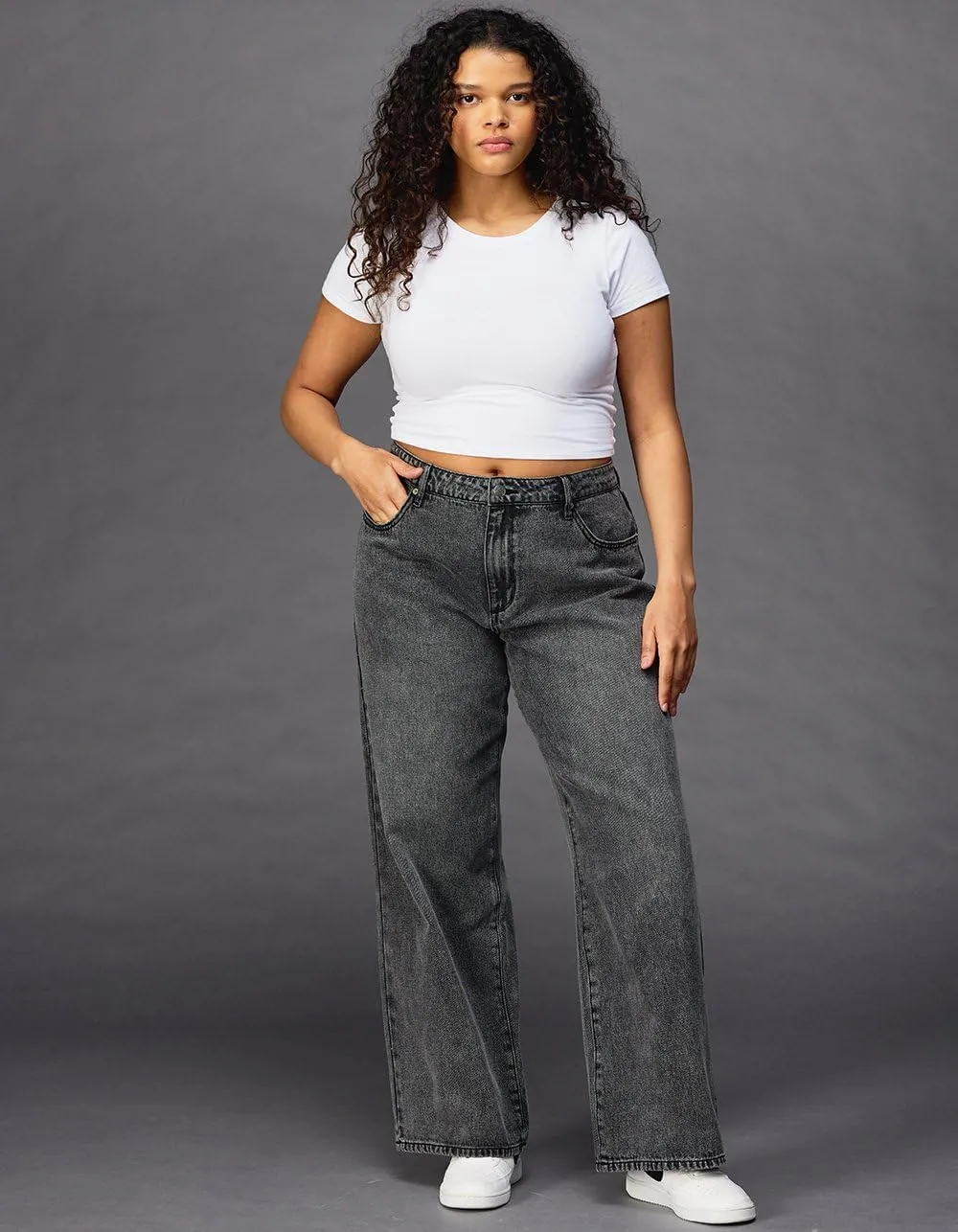 Rsq Womens High Rise Baggy Jeans