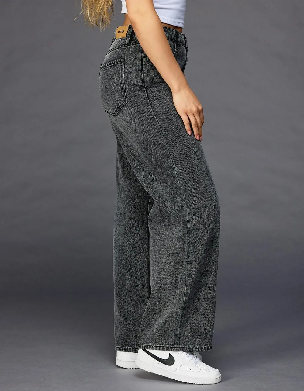 Rsq Womens High Rise Baggy Jeans