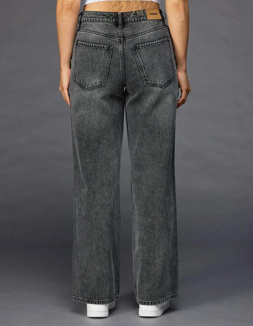 Rsq Womens High Rise Baggy Jeans