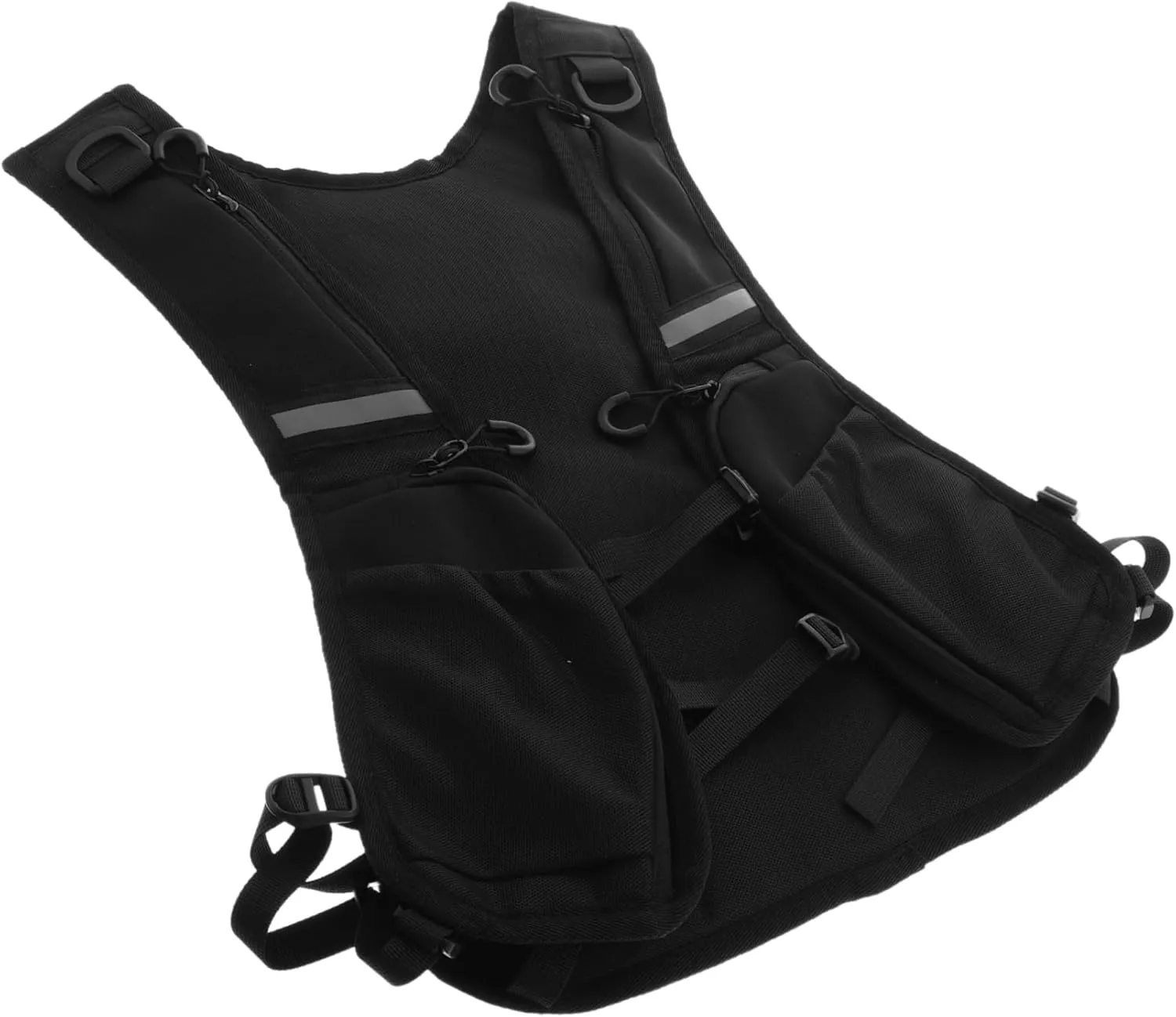 Running Vest Chest Bag Men's Reflective Vest Safety Gear Phone Pocket Multi-storage