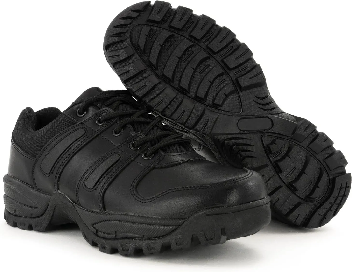 RYNO GEAR Tactical Pursuit Hiking, Camping, Work Utility, Combat Shoes (Black, US Footwear Size System, Adult, Men, Numeric, Medium, 9)