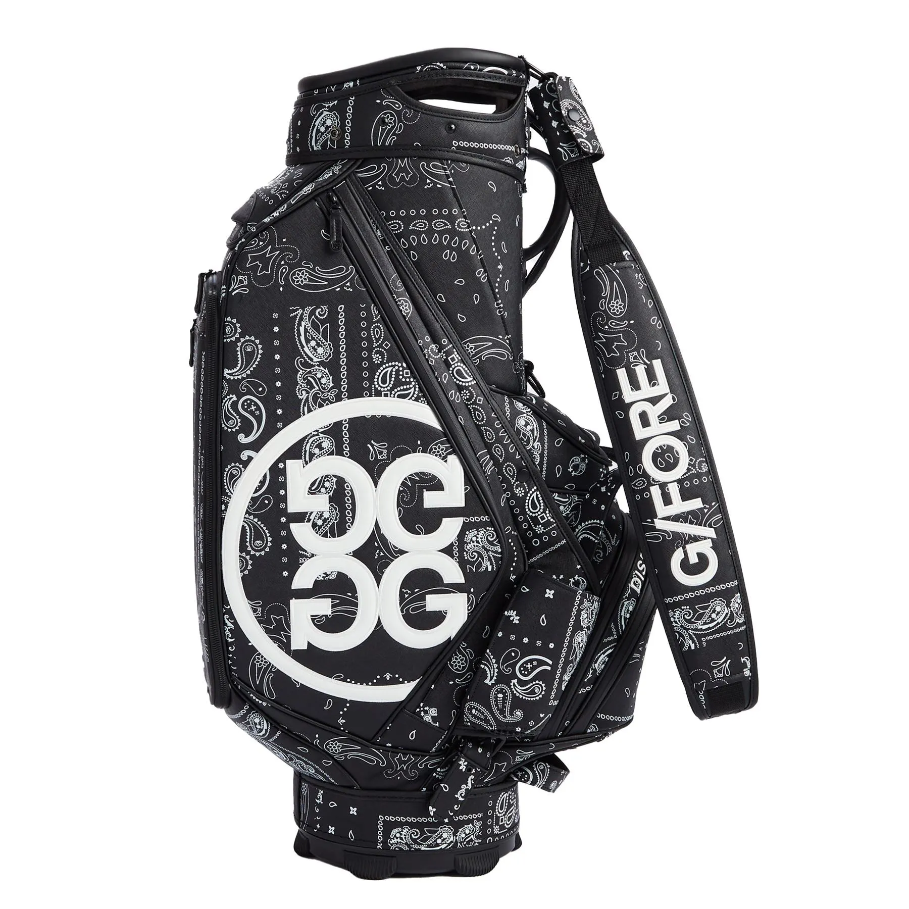 Saffiano Boro Tour Golf Bag Onyx