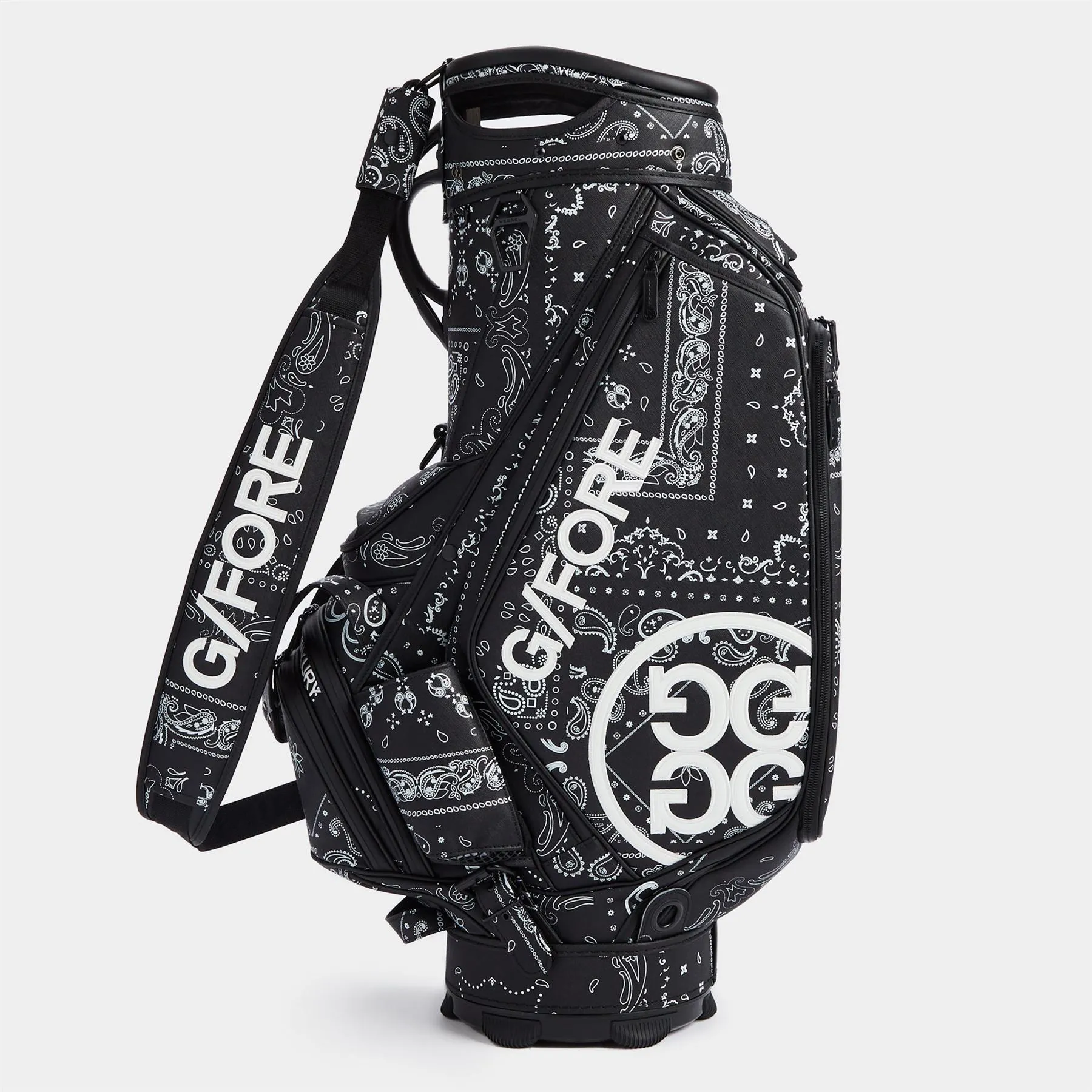 Saffiano Boro Tour Golf Bag Onyx
