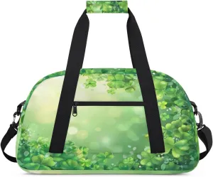 Saint Patrick's Day Leaf Sky Duffle Bag for, Waterproof Sports Gym Bag, Dance Bag, Lightweight Water Resistant Foldable Gym Bag, Sport Duffel Bag Travel Overnight Weekender Bags