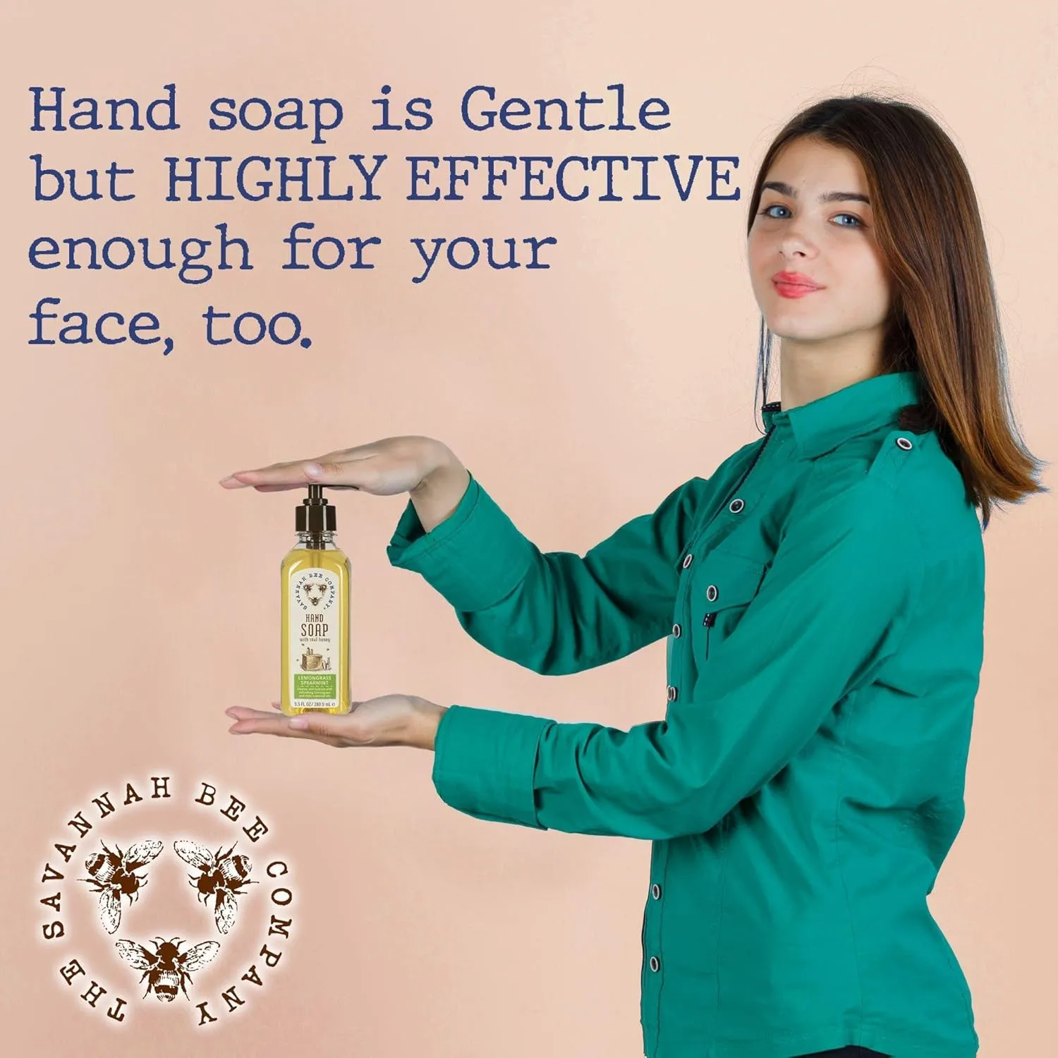 Savannah Bee Company Liquid Hand Soap - Natural Hand Soap with Essential Oils