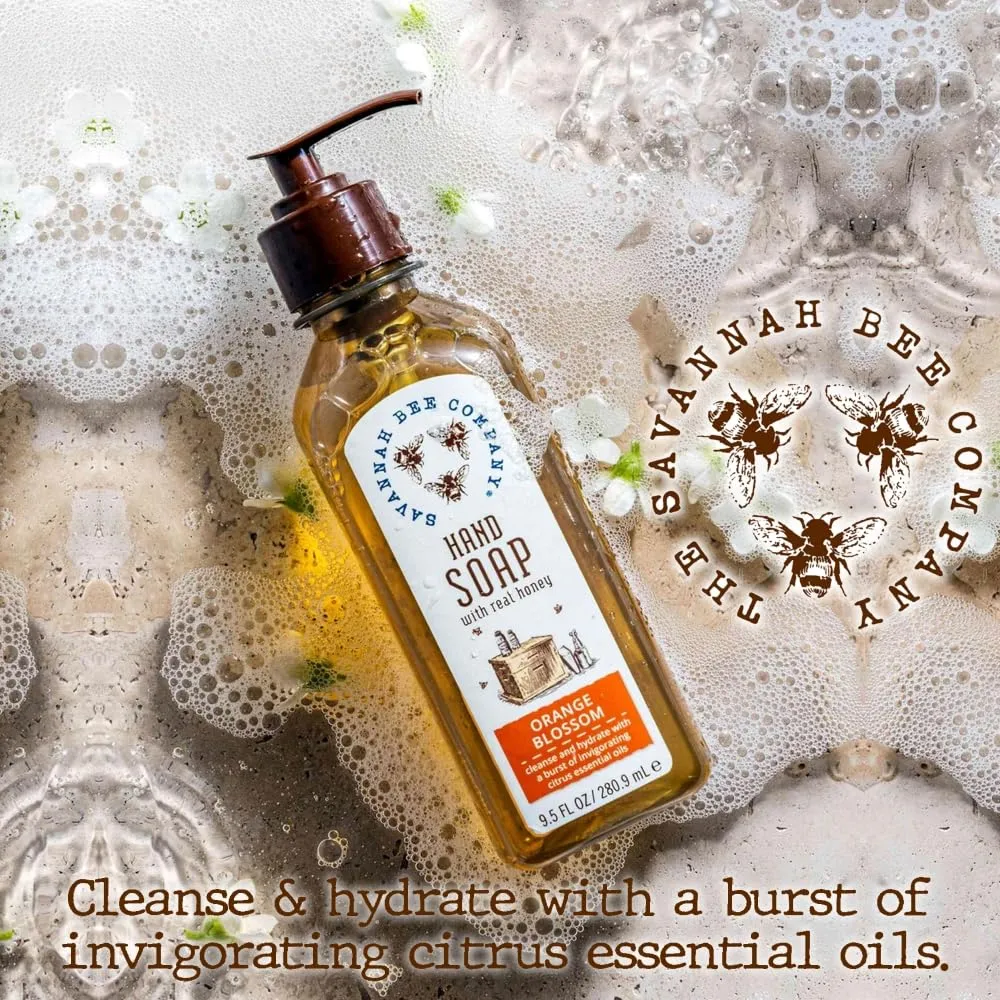 Savannah Bee Company Liquid Hand Soap - Natural Hand Soap with Essential Oils