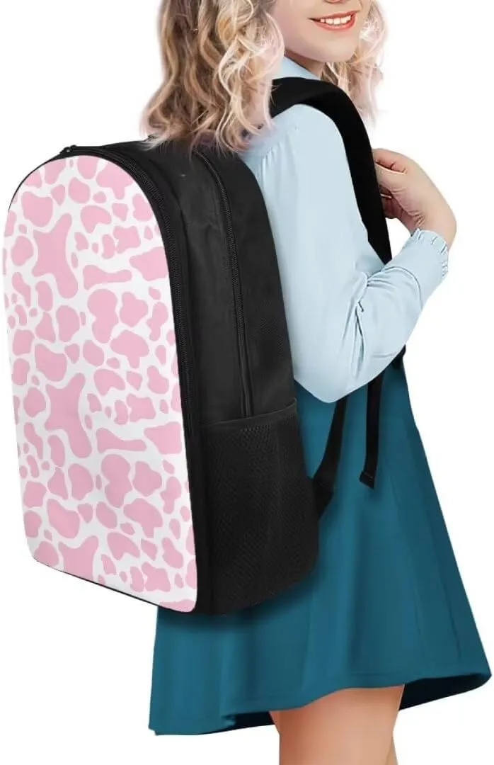 School Bags for Primary Students Sloth Backpack 3 in 1 Set for Girls Casual Daypack Pink Daisy Bookbag lunch Bag pencil Bag School Laptop Casual Backpack for Junior High School College
