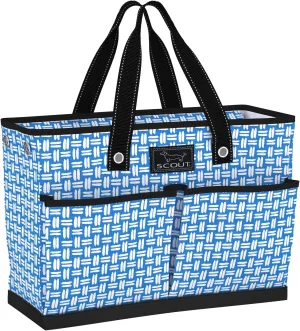 SCOUT BJ Bag - Large, Utility Tote Bag for Women, Nurses, Teachers and Moms with Zipper & 4 Exterior Pockets for Organizing.