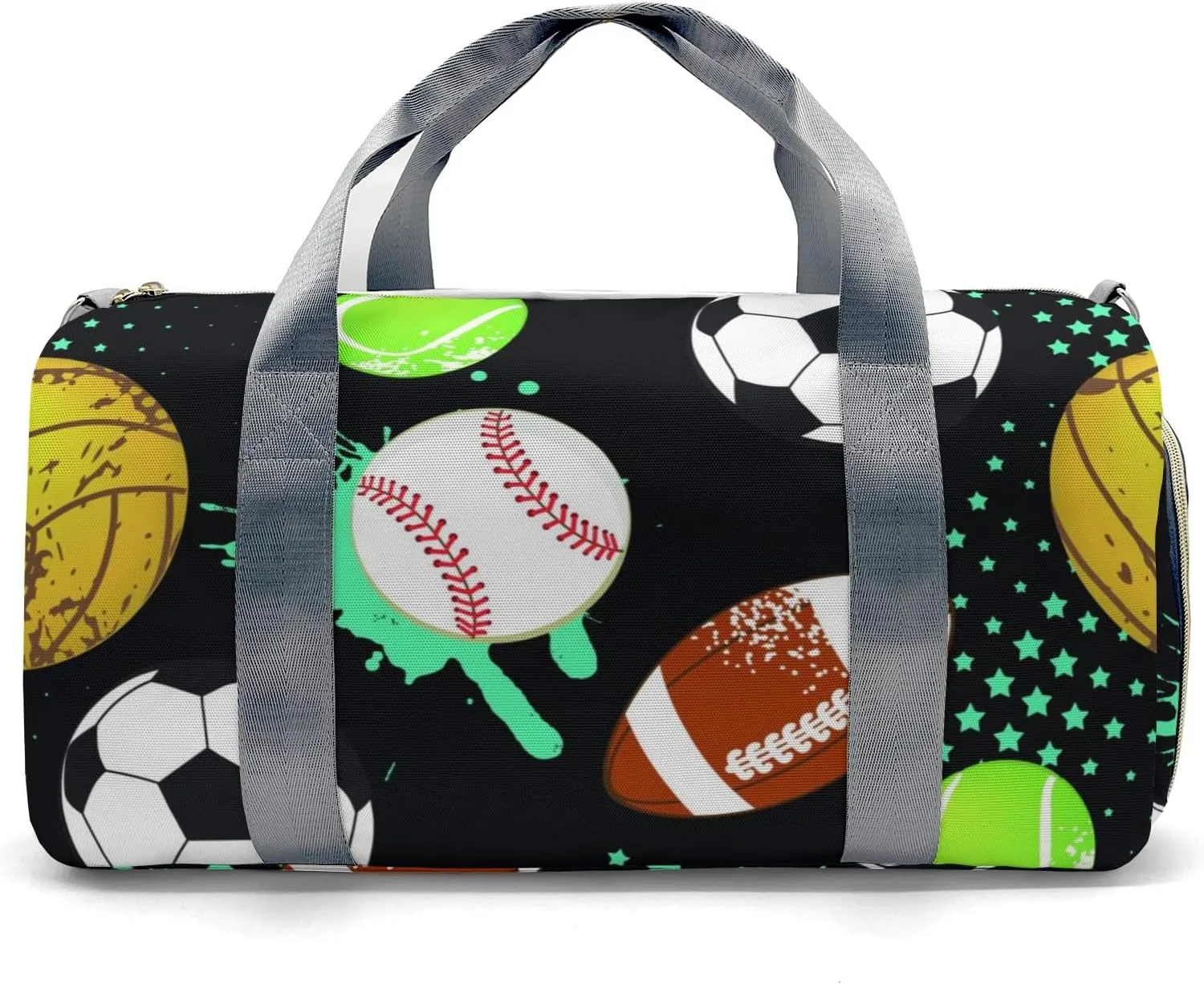 Seamless Sport Balls Personalized Travel Duffel Bag Custom Waterproof Overnight Bag for Gym Sport Swim Bags Travel Assistant