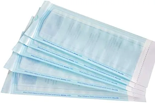 Self Seal Sterilization Pouch Pouches Bags Dual Indicator Tattoo Beauty Multi-size (200PCS) (3.54 * 10.2 IN)