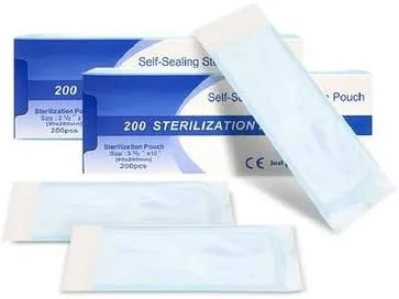 Self Seal Sterilization Pouch Pouches Bags Dual Indicator Tattoo Beauty Multi-size (200PCS) (3.54 * 10.2 IN)