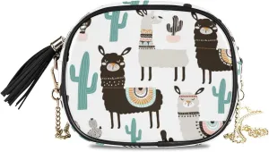 senya Crossbody Purse Small Crossbody Bags Shoulder Handbags Sleep Cactus for Women