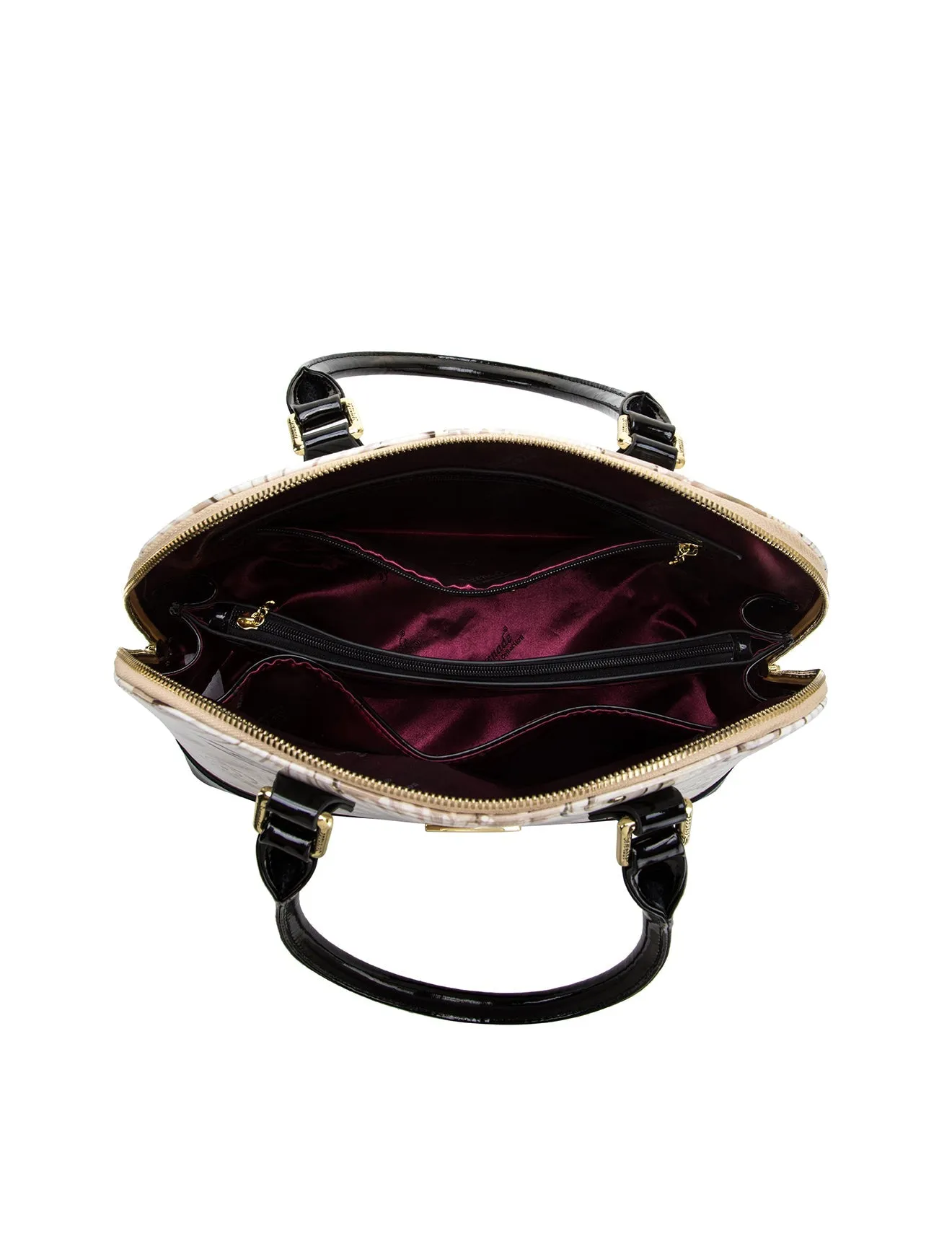 SHELLY PATENT LEATHER DOME BAG- SN80-6801-SALE