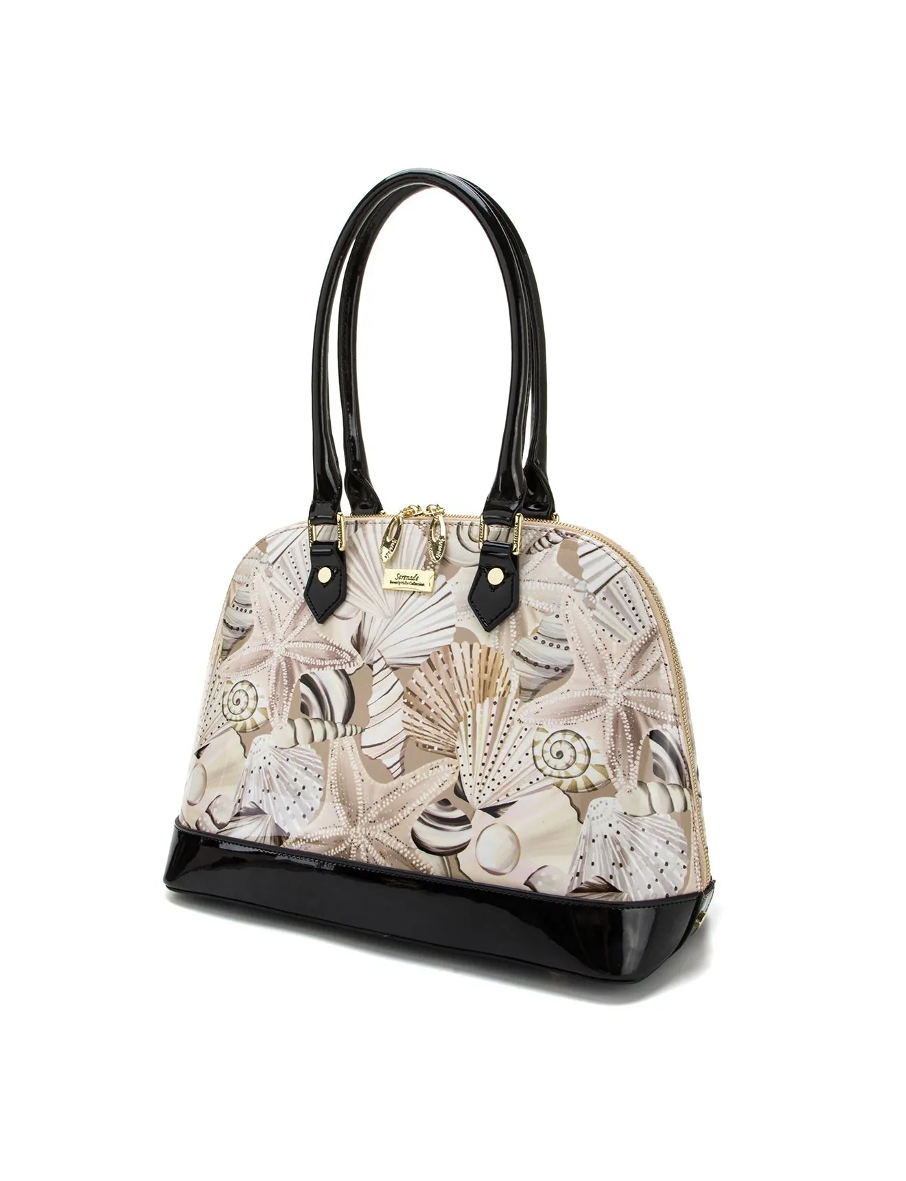 SHELLY PATENT LEATHER DOME BAG- SN80-6801-SALE