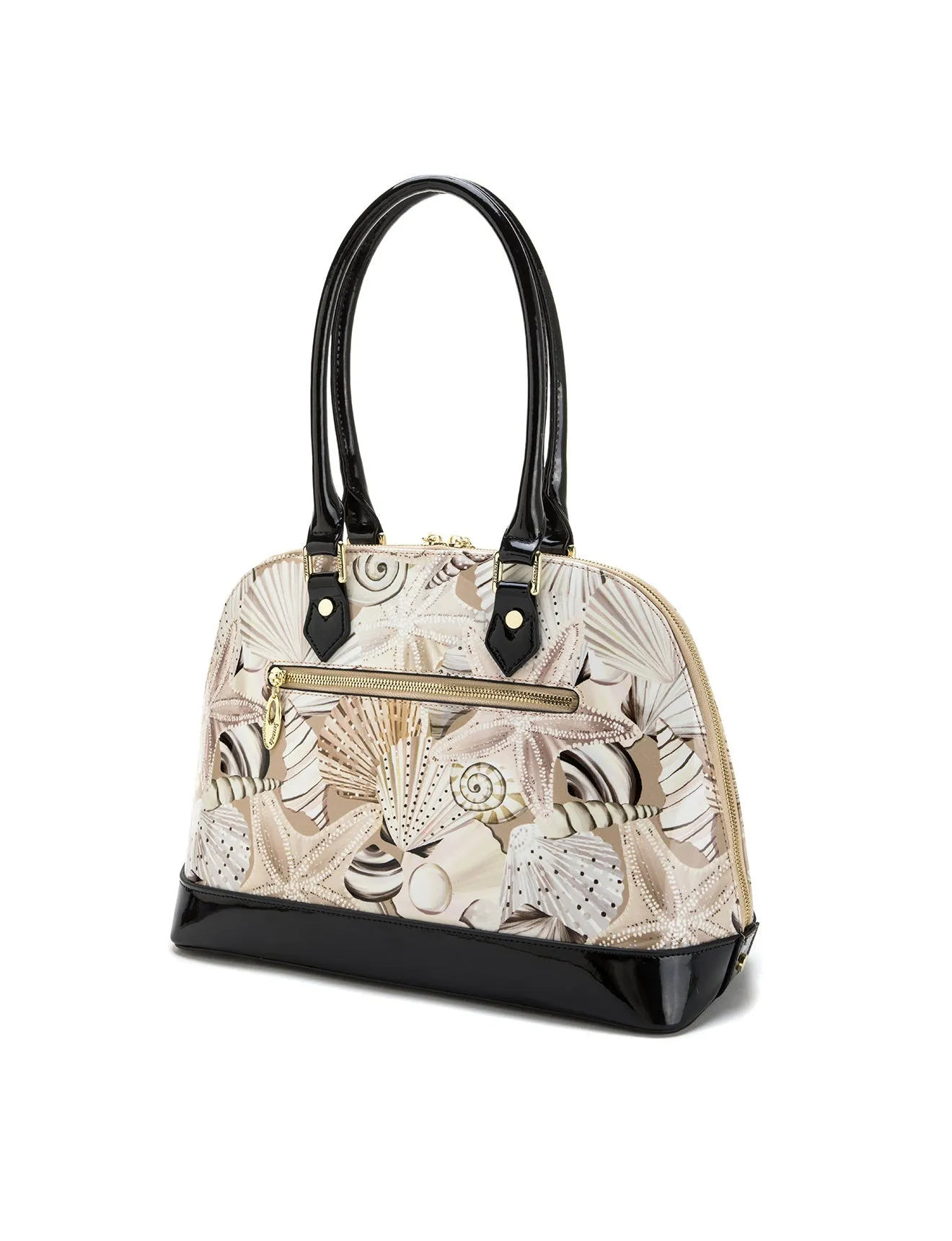 SHELLY PATENT LEATHER DOME BAG- SN80-6801-SALE