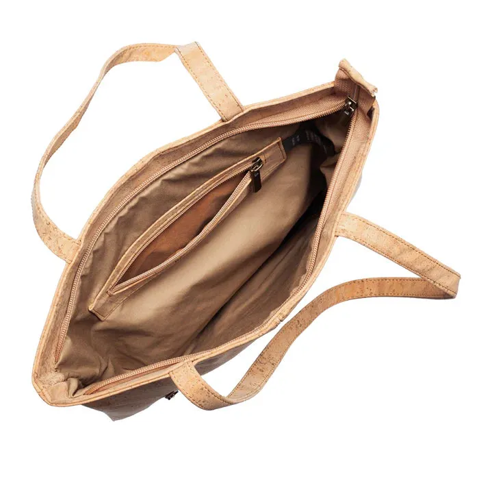 Shopping Bag Natural Cork with Pocket