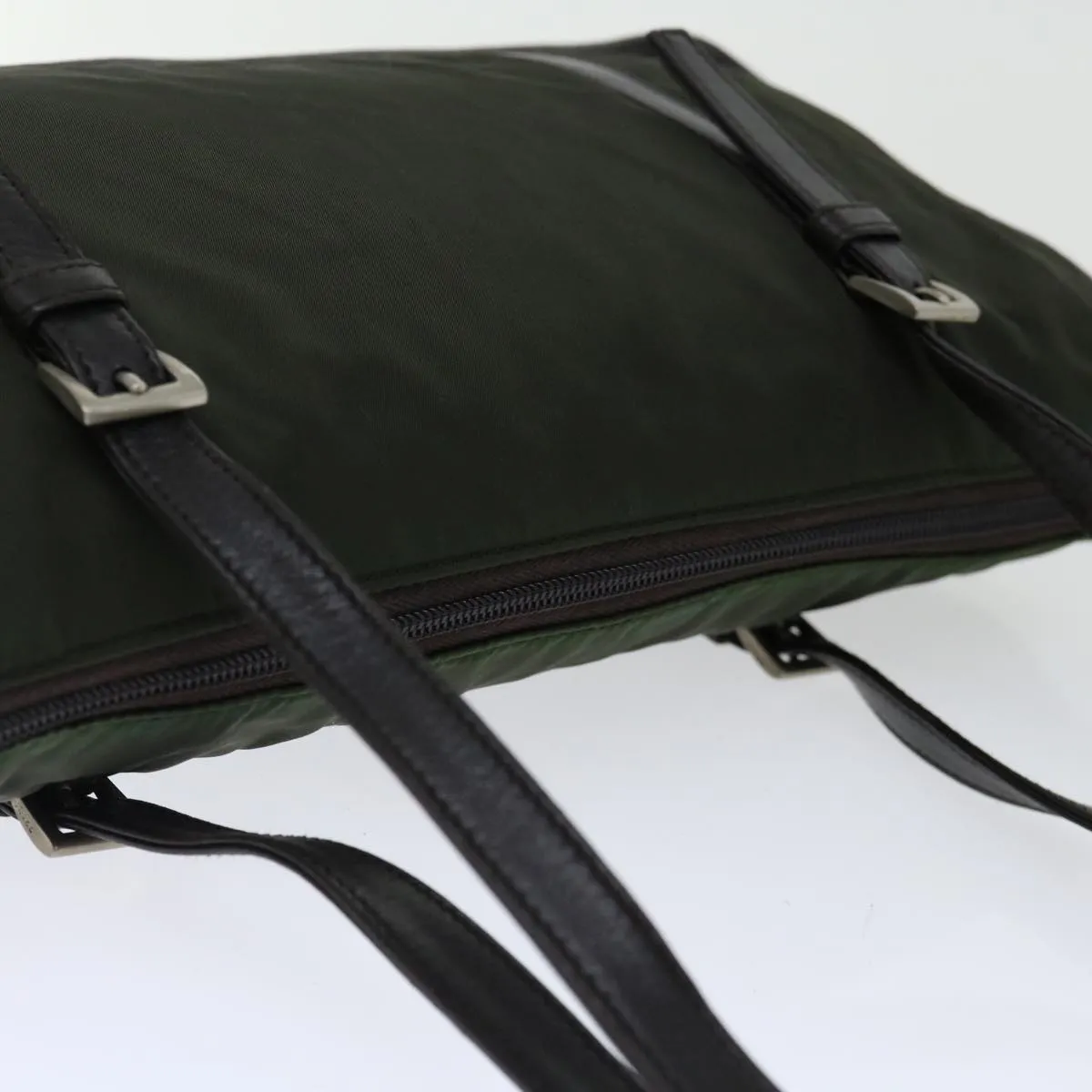 Shoulder Bag Automation-ready Khaki 70585 Durable Nylon PRADA