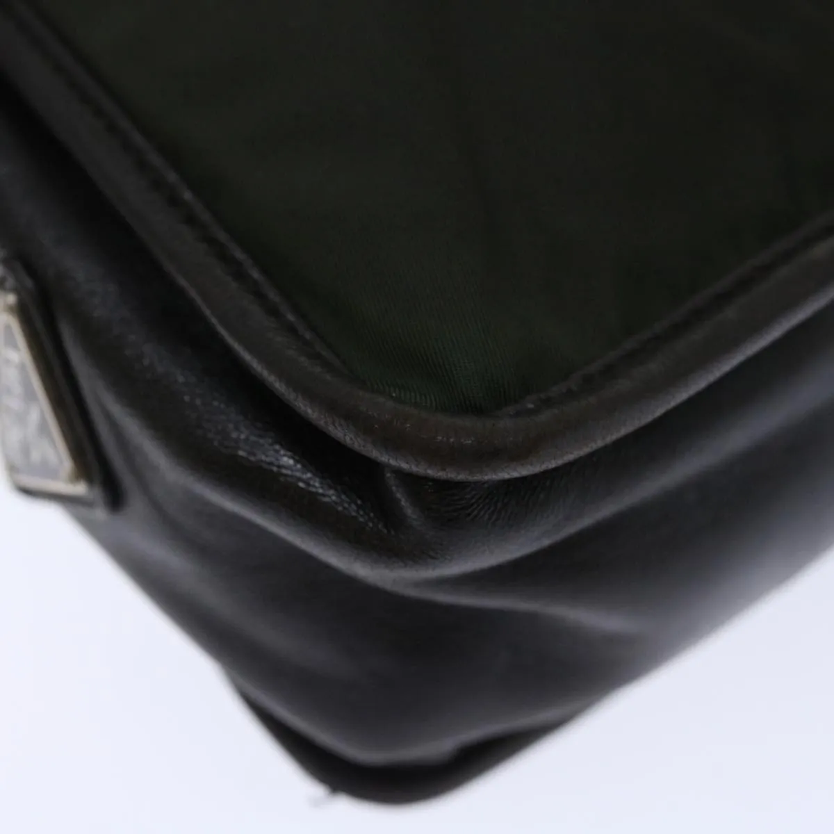 Shoulder Bag Automation-ready Khaki 70585 Durable Nylon PRADA