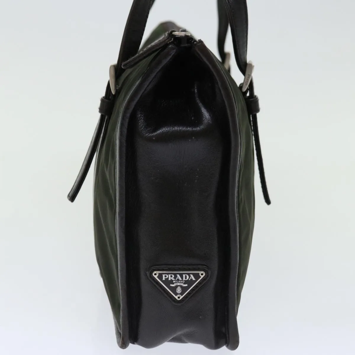 Shoulder Bag Automation-ready Khaki 70585 Durable Nylon PRADA
