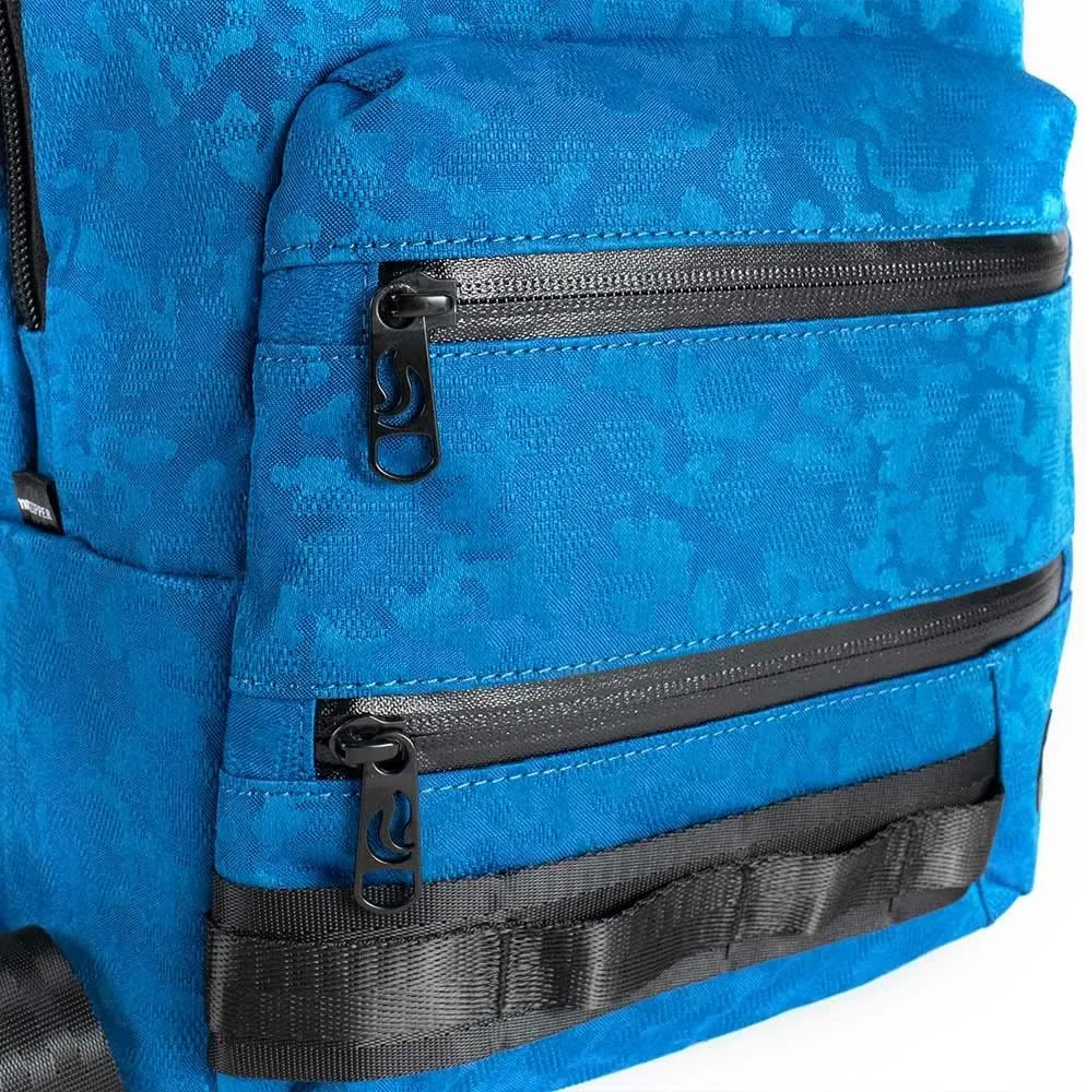 Skunk Mini Backpack- Smell Proof (Blue Brocade)