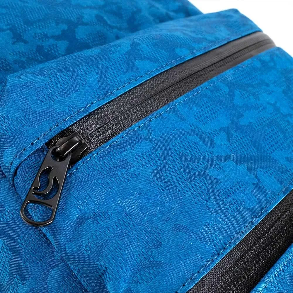Skunk Mini Backpack- Smell Proof (Blue Brocade)
