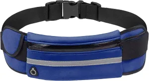 Slim Running Belt for Men, Waterproof Fanny Pack for Men,Phone Holder for Running,Reflective Waist Bag,Runners Belt Pouch,Money Belt,Waist Pack Bag for Workout Running Travel Camping
