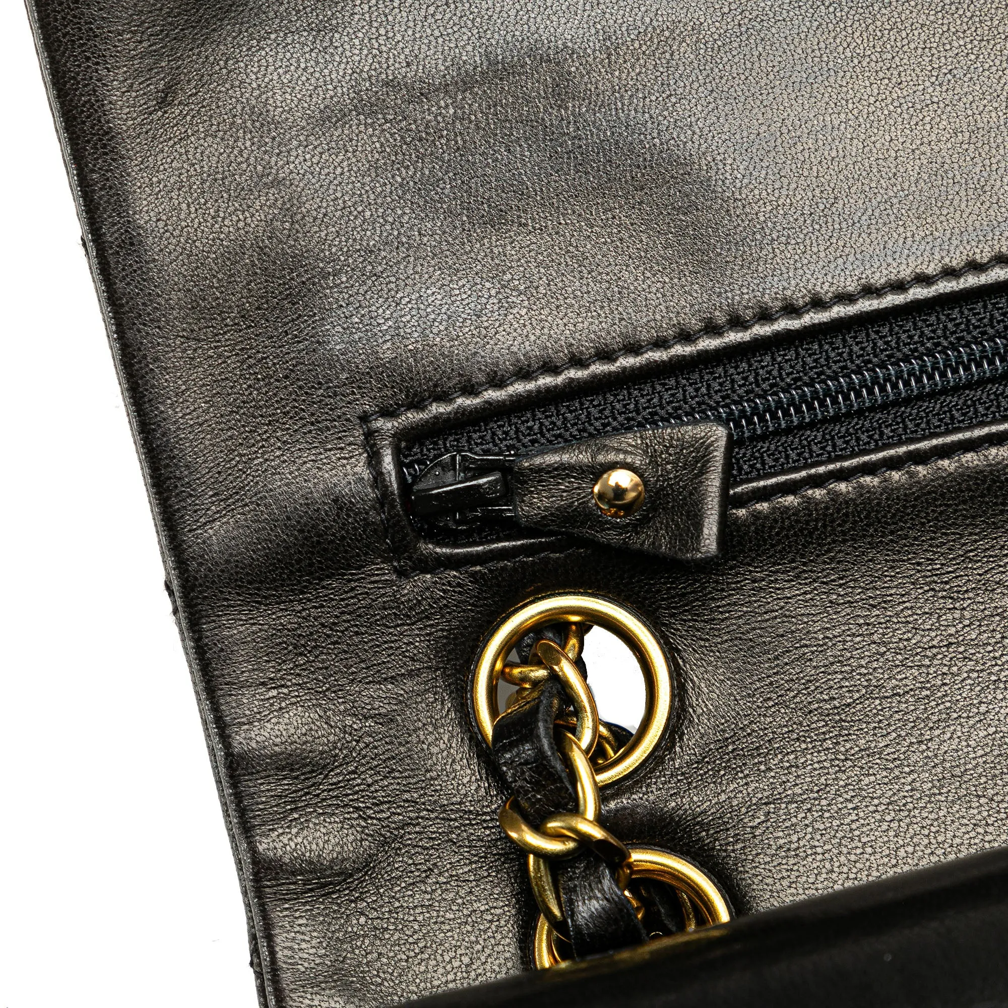 Small Classic Lambskin Double Flap