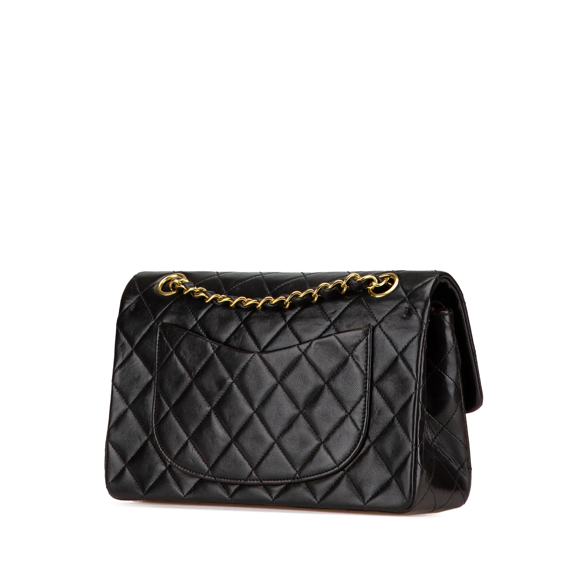 Small Classic Lambskin Double Flap