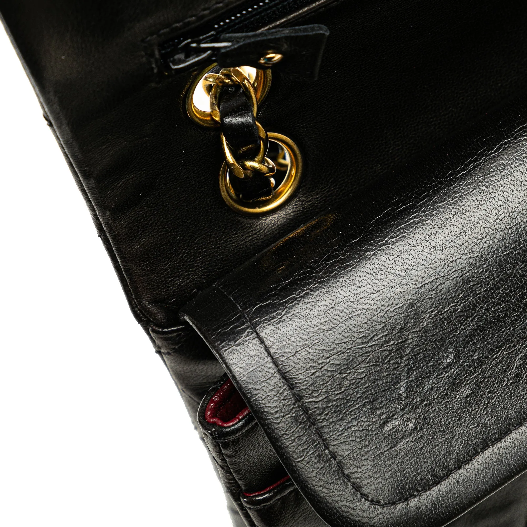 Small Classic Lambskin Double Flap