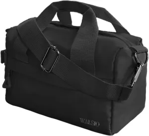 Small Gym Bag 9 inch, Mini Duffle Bag with Adjustable Strap, Lightweight Carry On Sport Bag for Women Girls (Black)