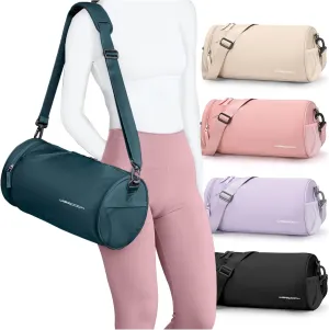 Small Gym Bag for Women,Waterproof Workout Bag Mini Duffle Bag Womens Spotrs Gym Bags Small Travel Duffel Bag with Wet Pocket Carry on Weekender Bags for Dance Swimming,Gym,Yoga,Fitness Dark Blue