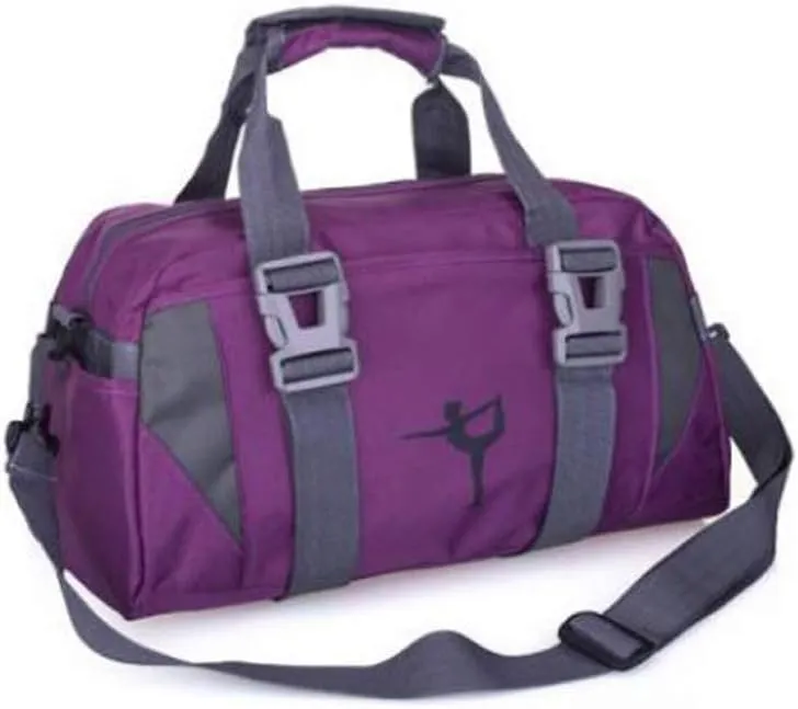 Small/Large Dance Duffle Bag For Girls Sport Gym Bags For Women Yoga Bag (Purple, Small)