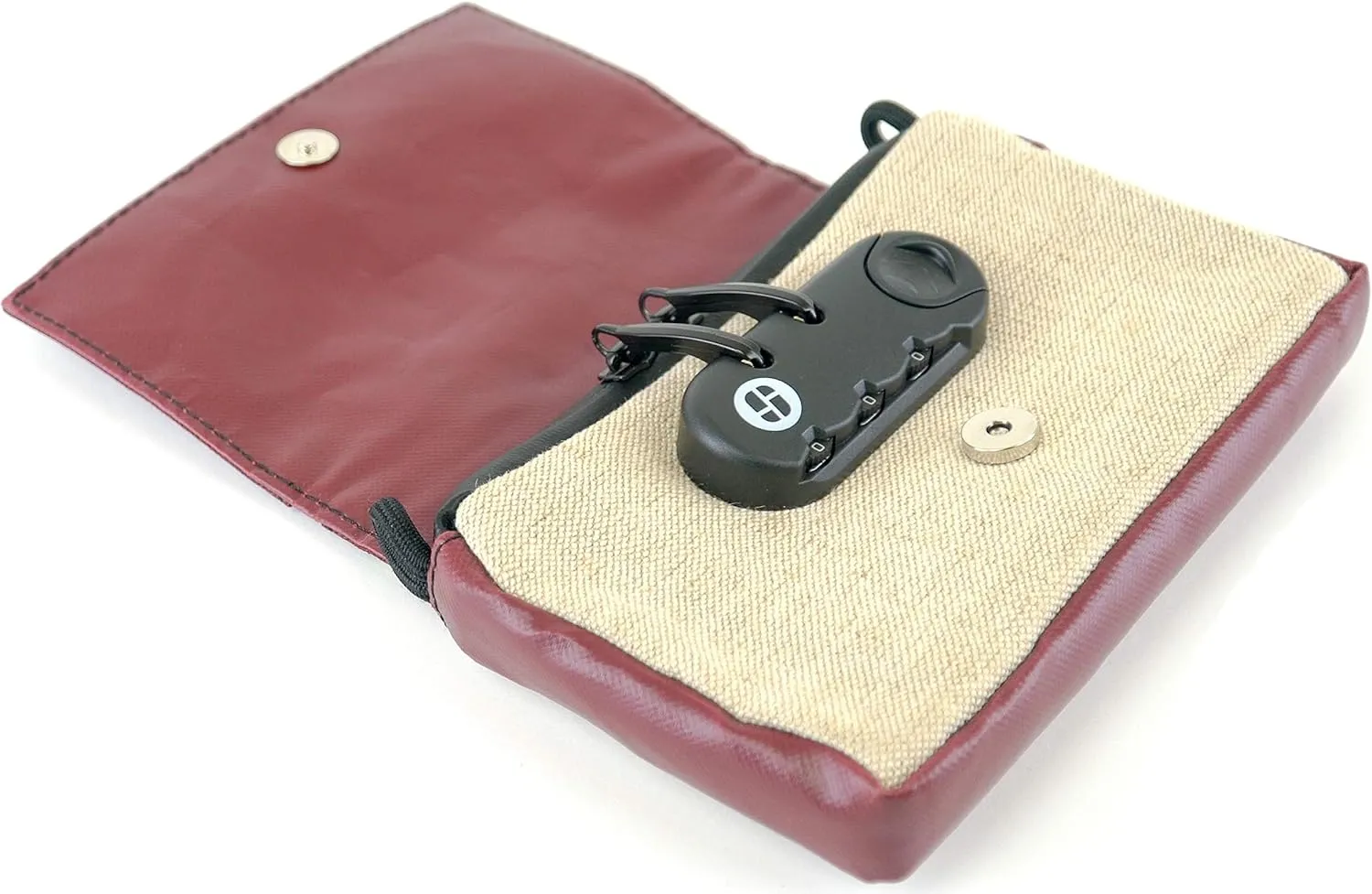 Smell Proof, Locking Bag: The Highland by STASHLOGIX (Burgundy)