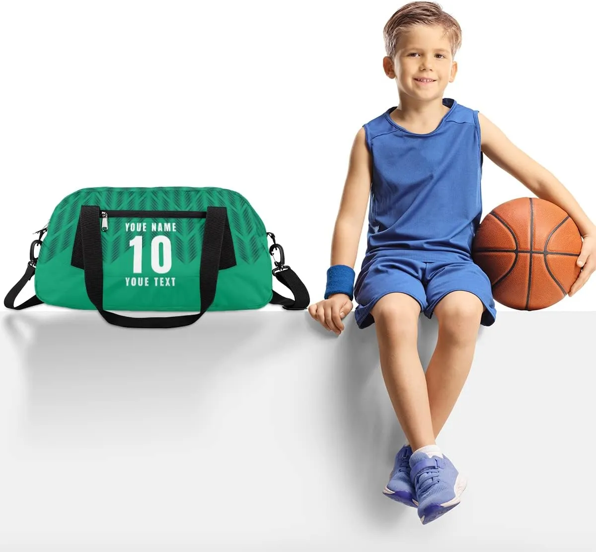 Soccer Kids Duffel Bag for Girls Boys Teens, World Cup Soccer Overnight Small Duffel Bag Carry On Weekend Sports Gym Travel Bag for Campus Activities