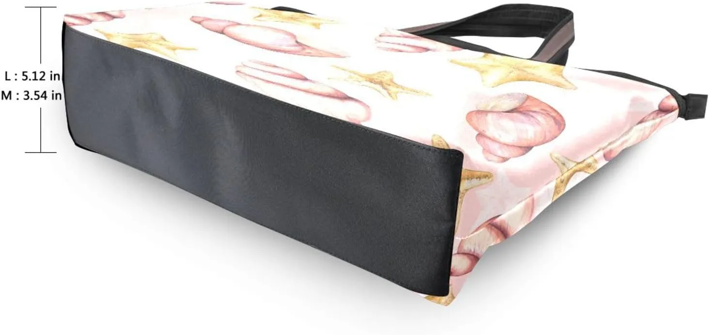 Spacious Ladies Work Bag Organizer Zippered Tote Water-Resistant Shoulder Handbag for Office & Travel