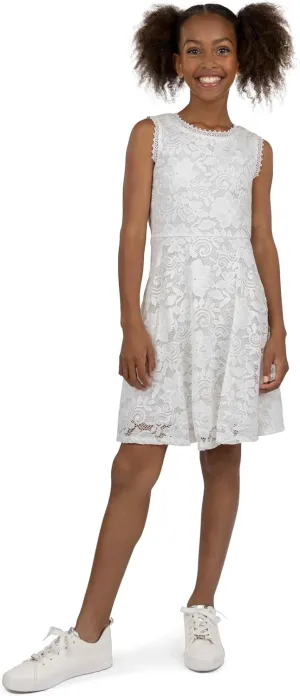 Speechless Girls' Allover Lace Skater Party Dress